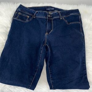 Dark blue skinny jeans